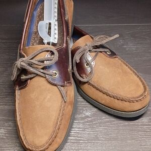 Sperry 9.5Wide Men's Classic Brown and Tan Boat Shoes. NEW